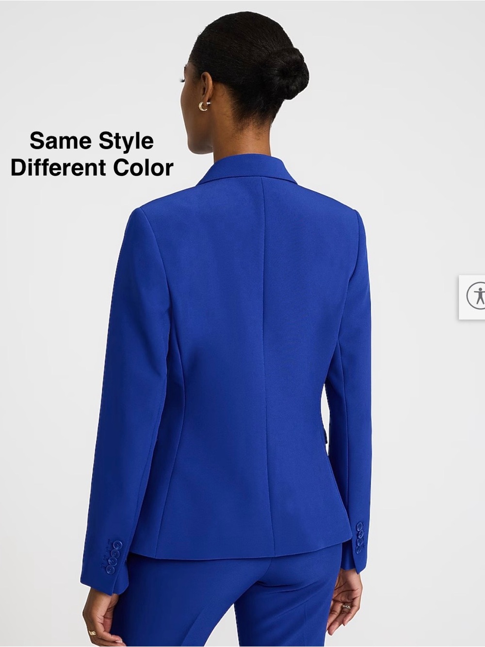 Women’s Express Editor Fitted/Tailored One Button Hot Pink Blazer - Picture 3 of 9